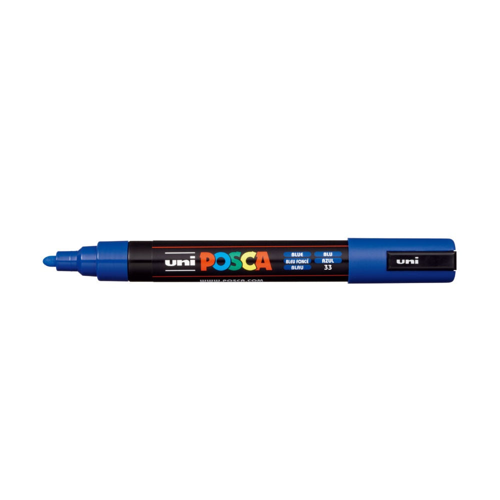 Dekormarker 1,8-2,5mm, Uni Posca PC-5M kék kép