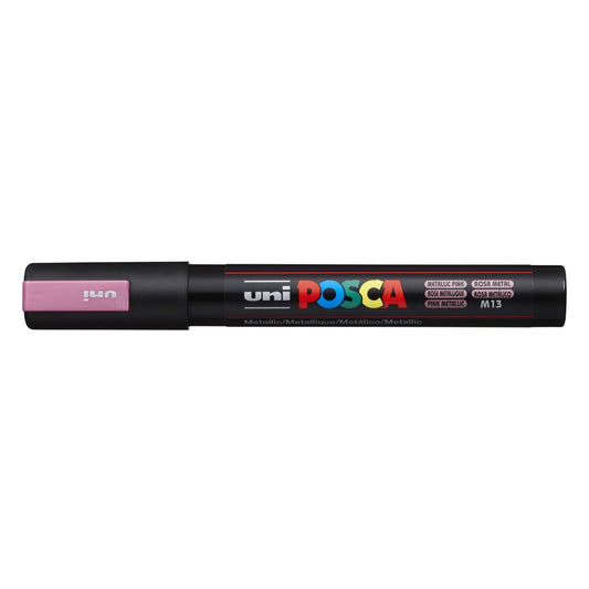 Dekormarker 1,8-2,5mm, Uni Posca PC-5M metál rózsaszín kép