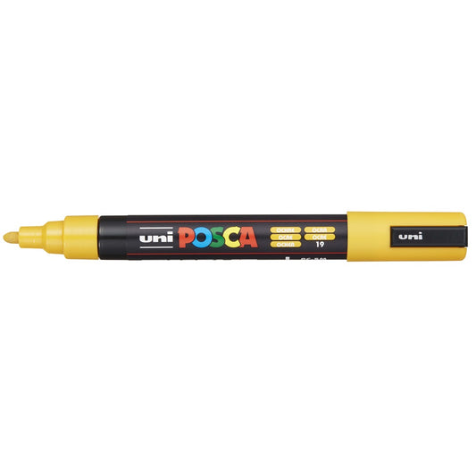 Dekormarker 1,8-2,5mm, Uni Posca PC-5M okker kép