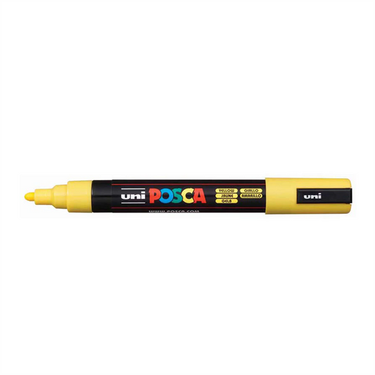 Dekormarker 1,8-2,5mm, Uni Posca PC-5M sárga kép