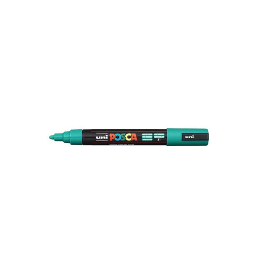 Dekormarker 1,8-2,5mm, Uni Posca PC-5M smaragd kép