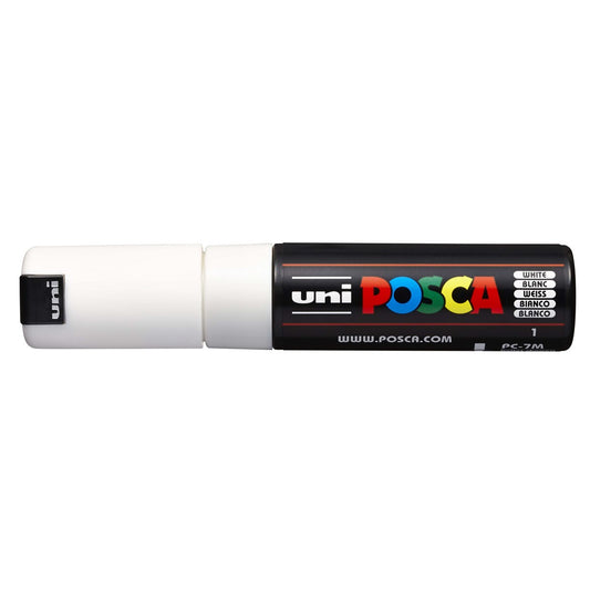 Dekormarker 4,5-5,5mm, Uni Posca PC-7M fehér kép