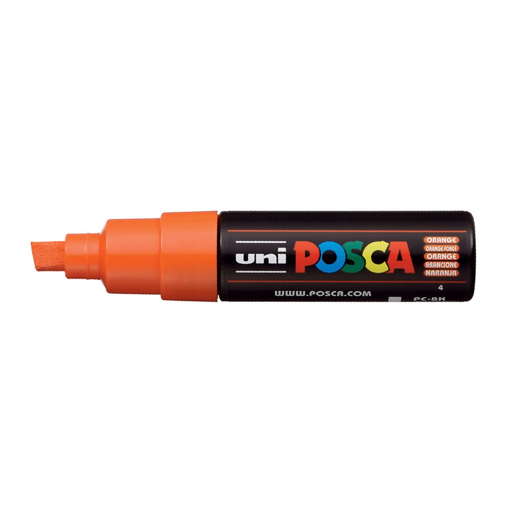 Dekormarker 8mm, Uni Posca PC-8K narancs kép