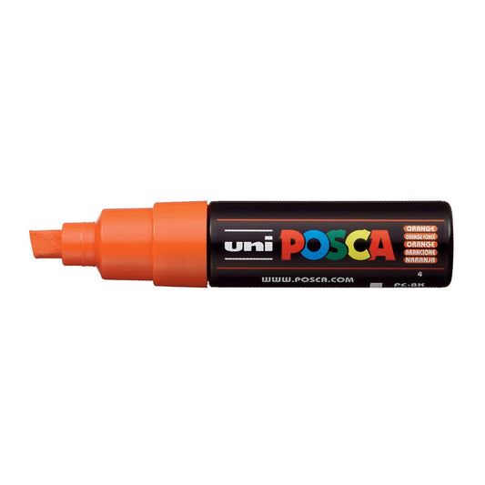 Dekormarker 8mm, Uni Posca PC-8K narancs kép