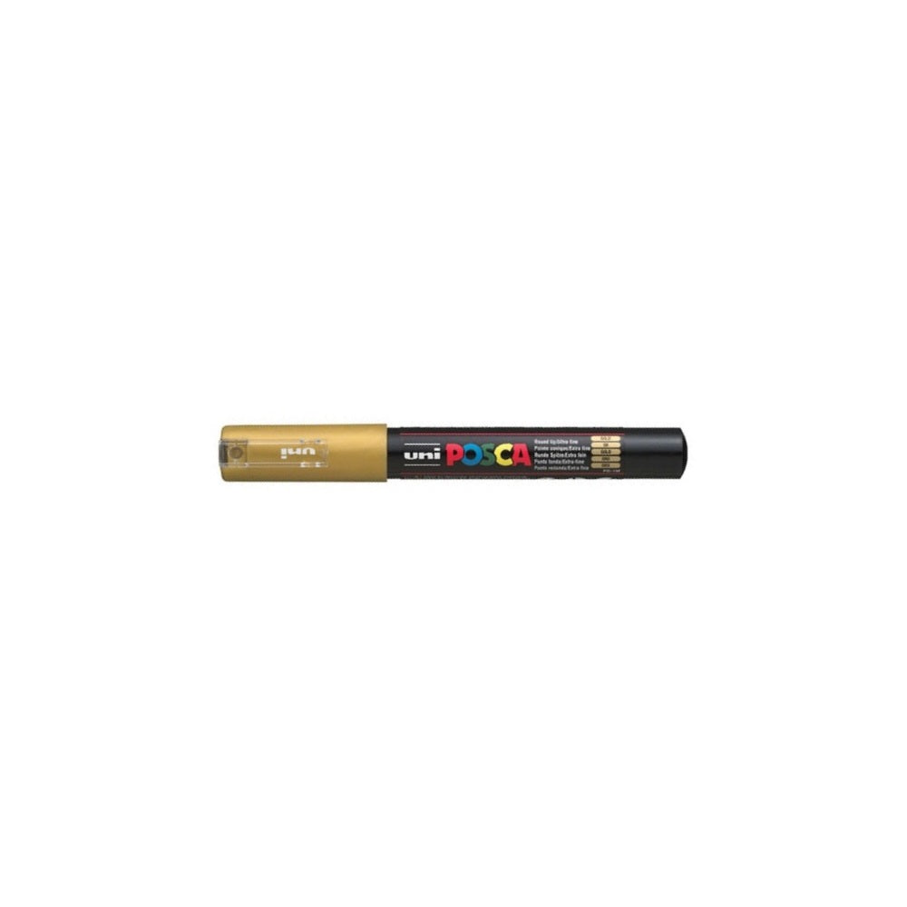 Dekormarker 0,7-1mm, Uni Posca PC-1M arany kép