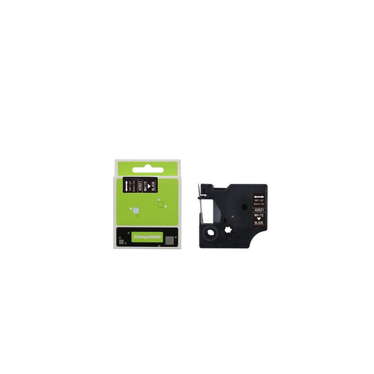 Feliratozógép szalag kompatibilis Dymo S0720610/40921 9mmx7m ECO fekete/fehér kép