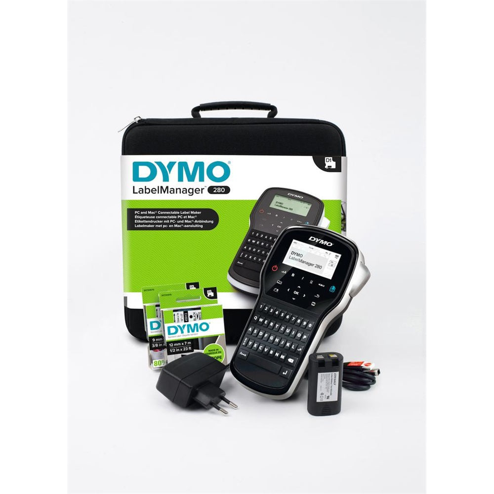 Feliratozógép elektromos Dymo LM 280 készlet, táskában kép