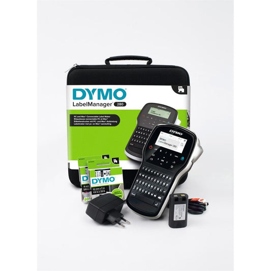 Feliratozógép elektromos Dymo LM 280 készlet, táskában kép