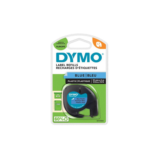 Feliratozógép szalag Dymo Letratag S0721650/59426 12mmx4m ORIGINAL kék kép