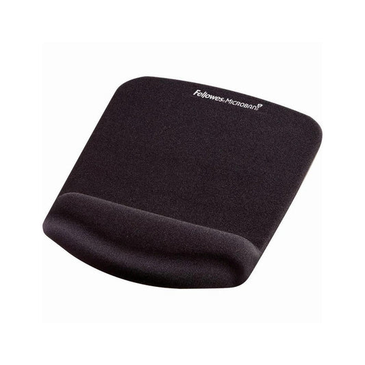 Egérpad csuklótámasszal, habtöltésű, Fellowes® PlushTouch, fekete kép