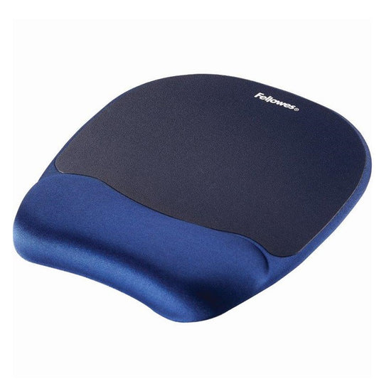 Egérpad csuklótámasszal, memoryhab töltésű, Fellowes® Memory Foam, zafírkék kép