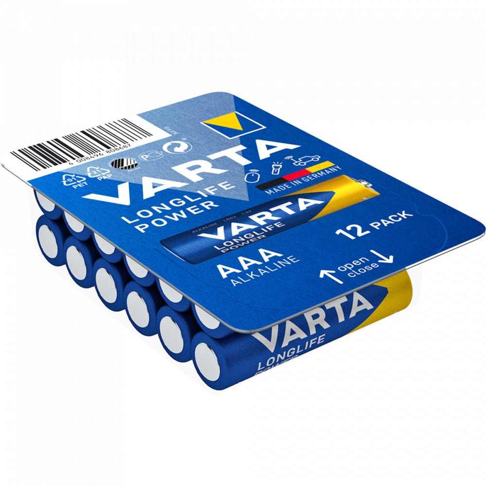 Elem AAA mikro LR03 Longlife Power BigBox 12 db/csomag, Varta kép