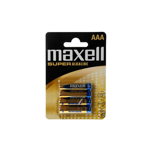 Elem AAA mikro LR03 1,5V Super tartós alkaline 4 db/csomag, Maxell kép