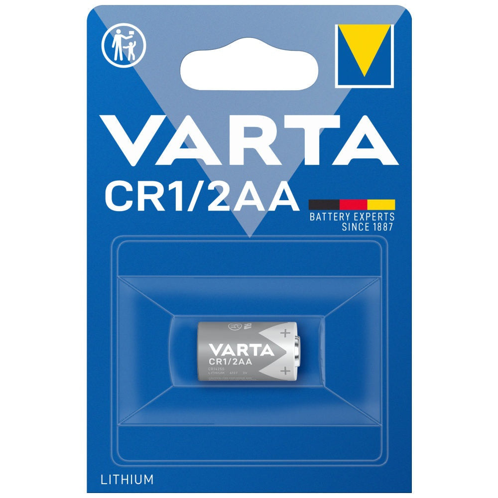 Elem CR1/2AA lítium fotóelem 1 db/bliszter Varta kép