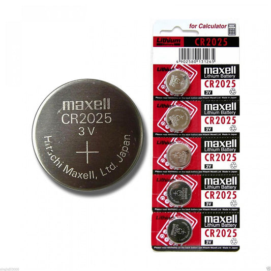Elem CR2025 lithium 5 db/csomag, téphető bliszterben Maxell kép