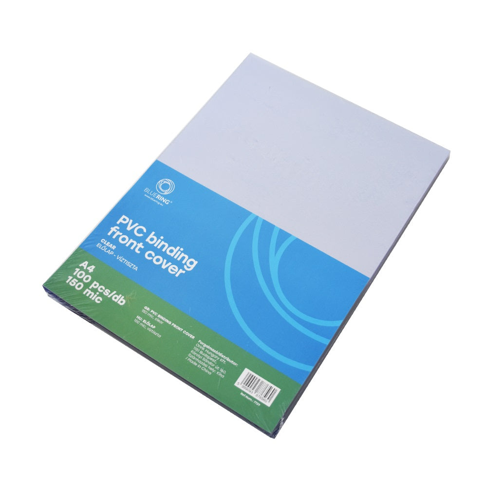 Előlap, A4, 150 micron 100 db/csomag, Bluering® víztiszta kép