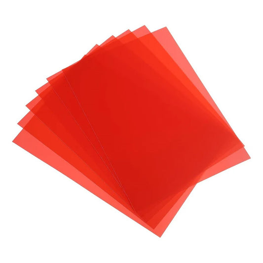 Előlap, A4, 200 micron 100 db/csomag, Bluering® áttetsző piros kép