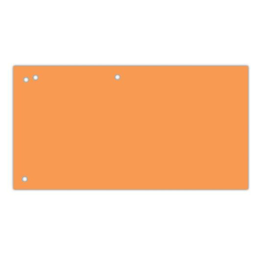 Elválasztócsík DONAU 105x235 mm karton narancssárga 100 darabos