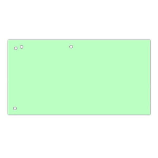 Elválasztócsík DONAU 105x235 mm karton zöld 100 darabos