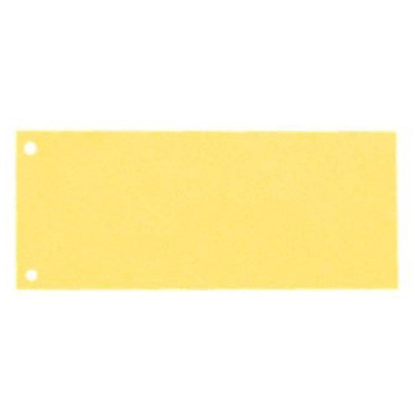 Elválasztócsík ESSELTE 105x240mm karton sárga 100 darabos