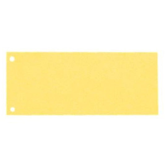 Elválasztócsík ESSELTE 105x240mm karton sárga 100 darabos