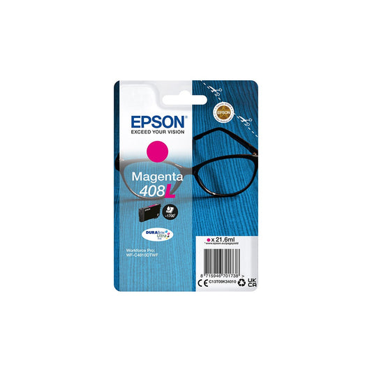 Epson 408XL/T09K3 tintapatron magenta ORIGINAL kép