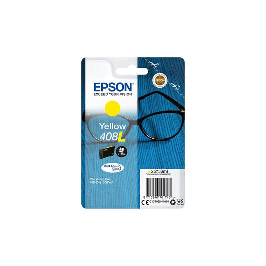 Epson 408XL/T09K4 tintapatron yellow ORIGINAL kép