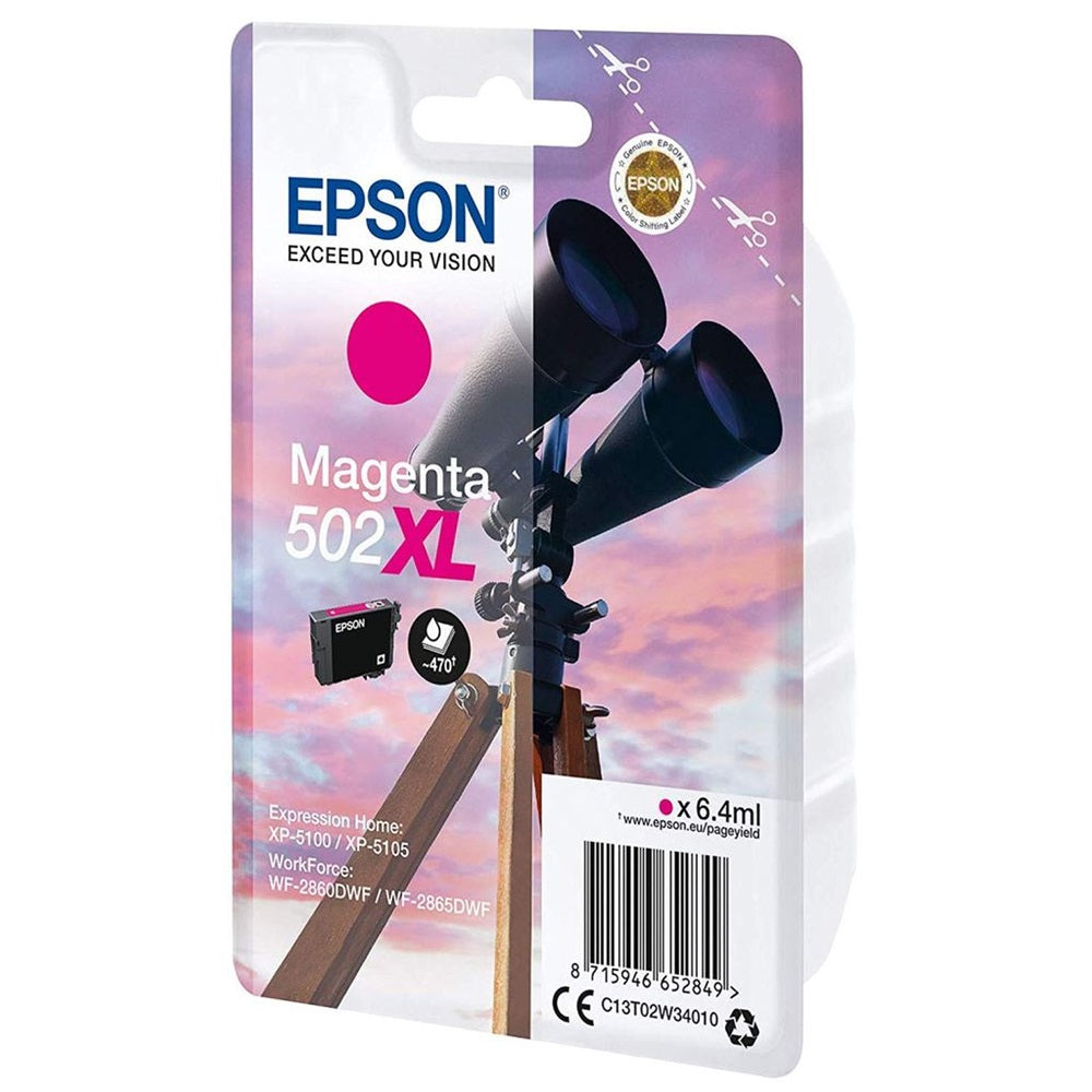 Epson 502XL tintapatron magenta ORIGINAL kép