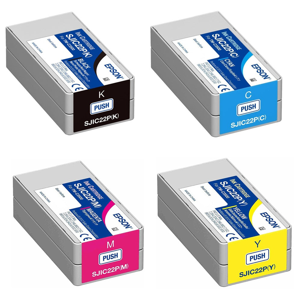 Epson SJIC22P tintapatron black ORIGINAL kép