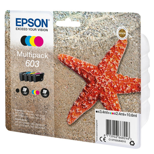 Epson T03U6 tintapatron BCMY multipack ORIGINAL kép