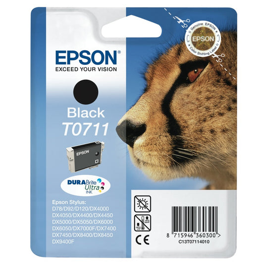 Epson T0711 tintapatron black ORIGINAL kép