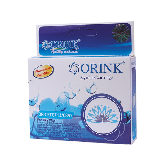 Epson T0712/T0892 tintapatron cyan ORINK kép