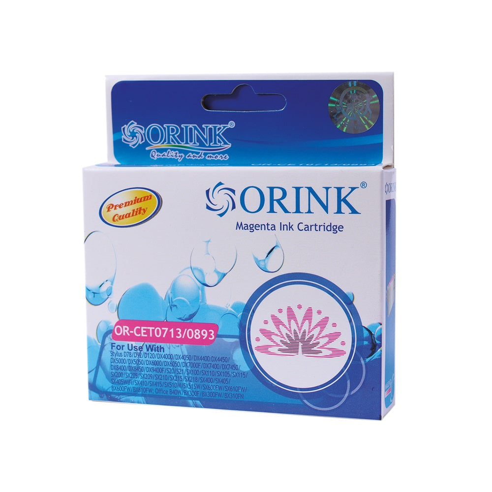 Epson T0713/T0893 tintapatron magenta ORINK kép