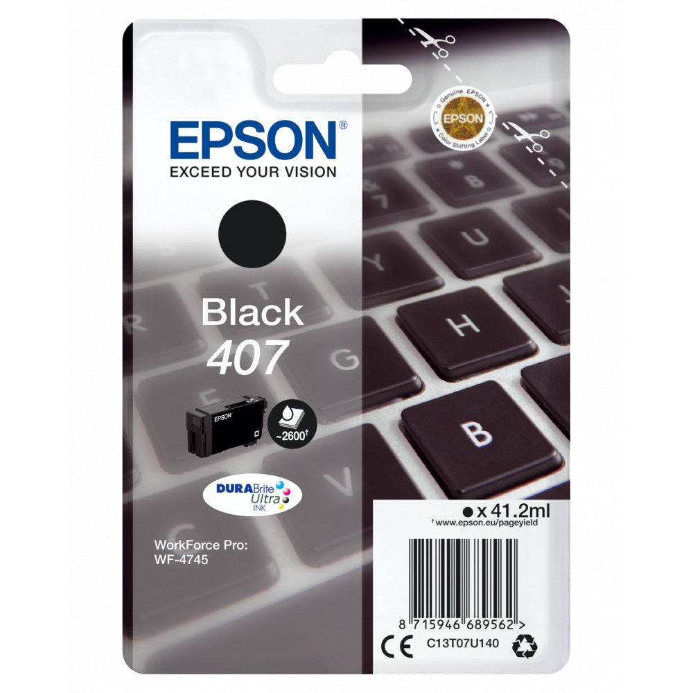Epson T07U1 tintapatron black ORIGINAL kép