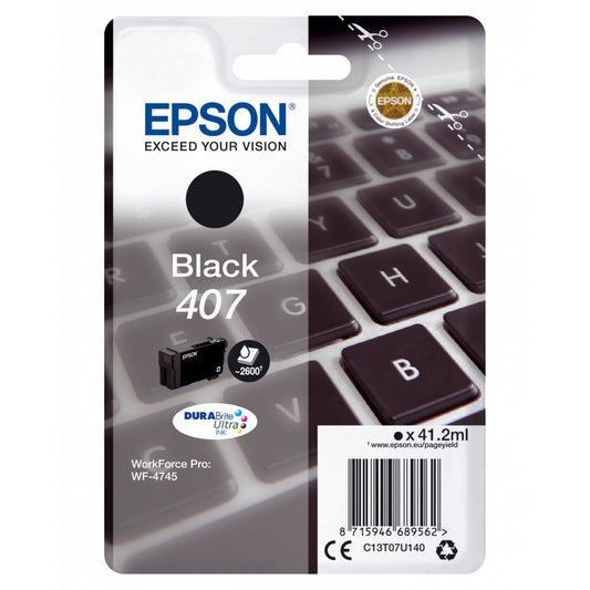 Epson T07U1 tintapatron black ORIGINAL kép