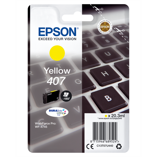 Epson T07U4 tintapatron yellow ORIGINAL kép
