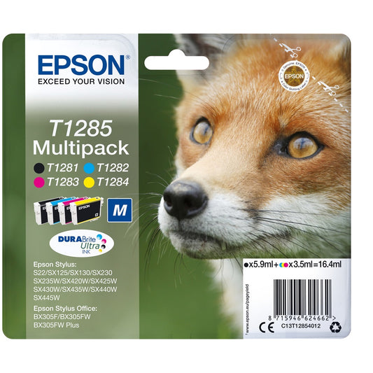 Epson T1285 tintapatron BCMY multipack ORIGINAL kép