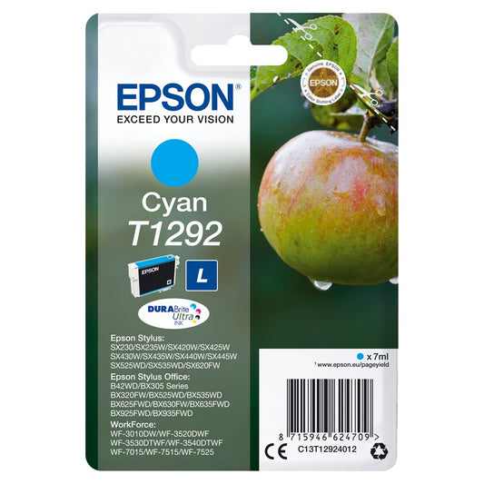 Epson T1292 tintapatron cyan ORIGINAL kép