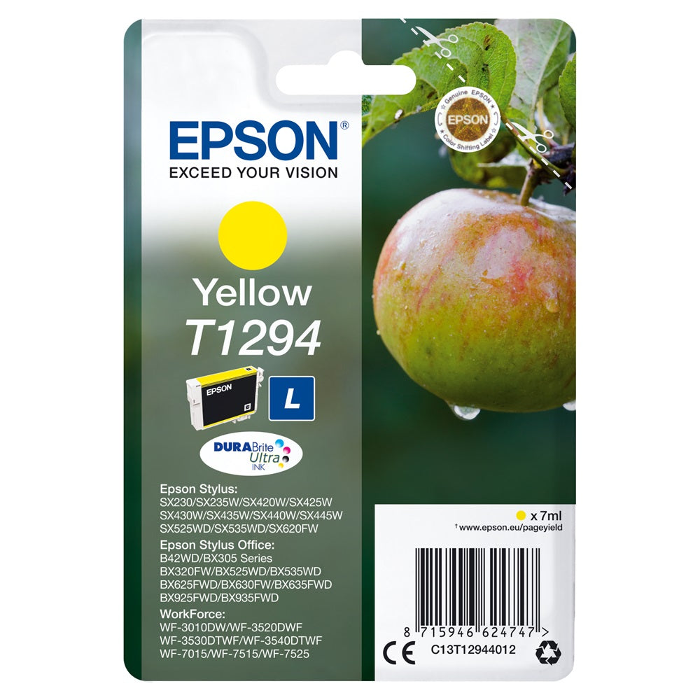 Epson T1294 tintapatron yellow ORIGINAL kép