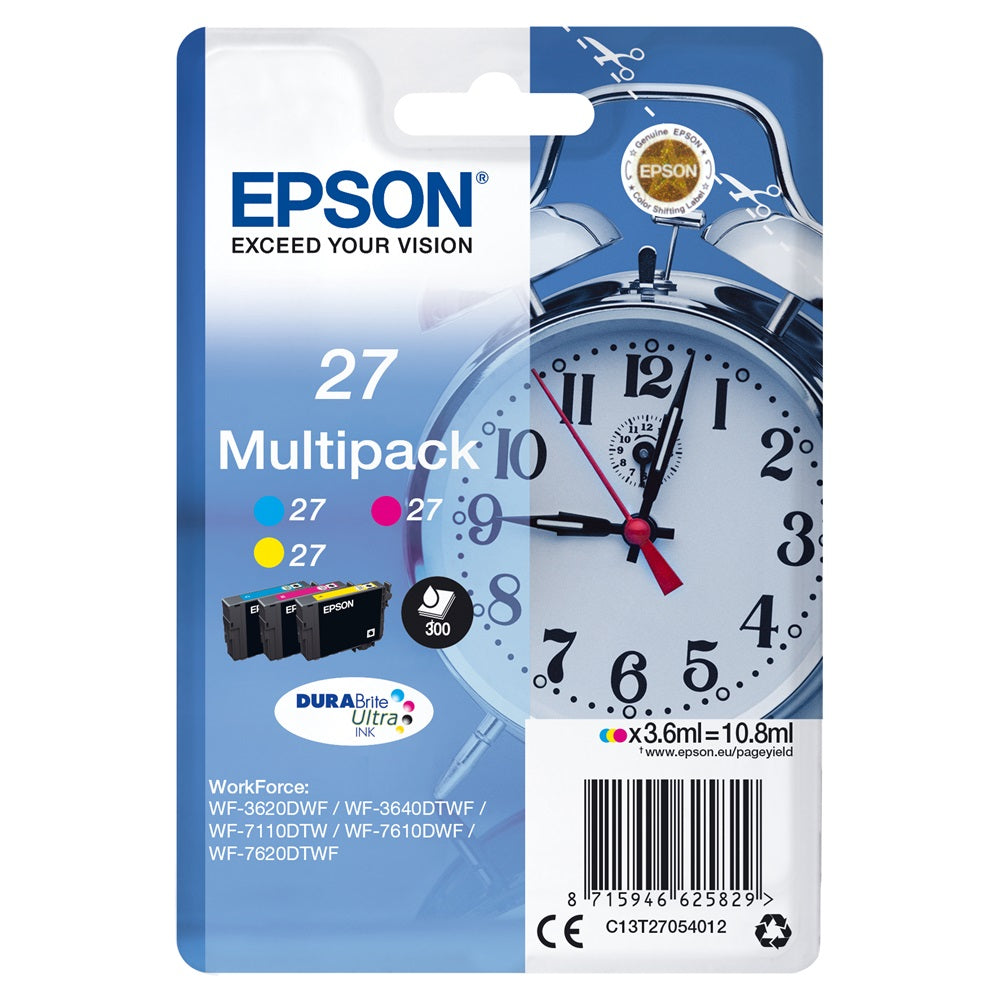 Epson T2705 tintapatron CMY multipack ORIGINAL kép