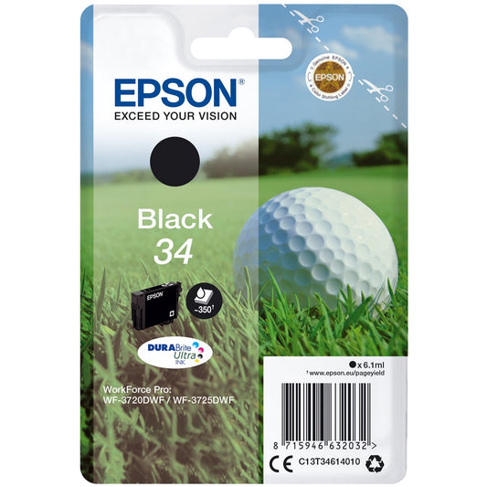 Epson T3461 tintapatron black ORIGINAL kép