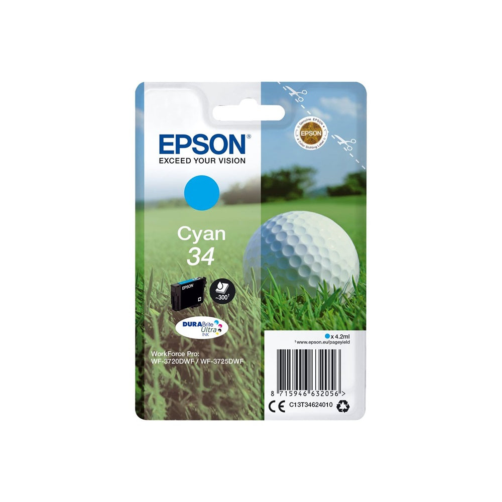 Epson T3462 tintapatron cyan ORIGINAL kép