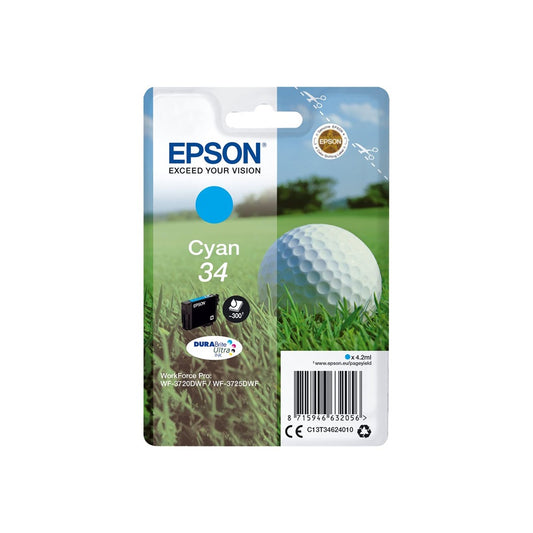 Epson T3462 tintapatron cyan ORIGINAL kép