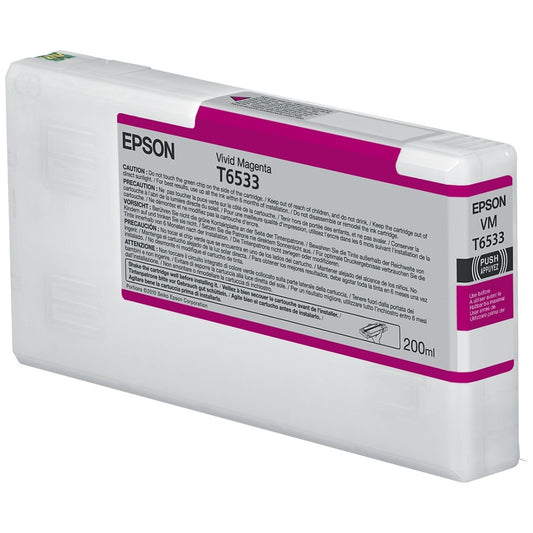 Epson T6533 tintapatron magenta ORIGINAL kép