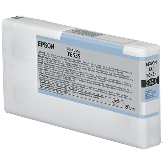 Epson T6535 tintapatron light cyan ORIGINAL kép