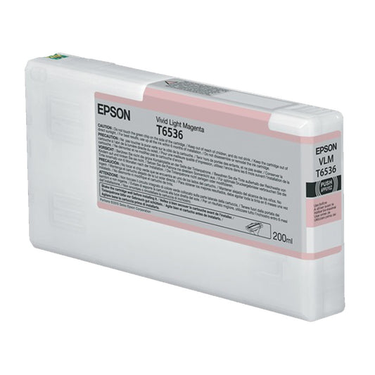 Epson T6536 tintapatron light magenta ORIGINAL kép
