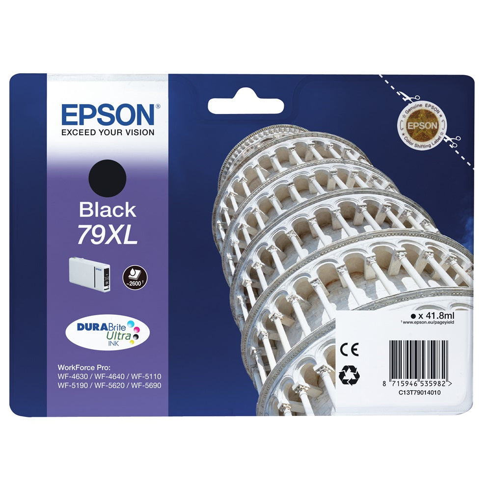 Epson T7901 tintapatron black ORIGINAL kép