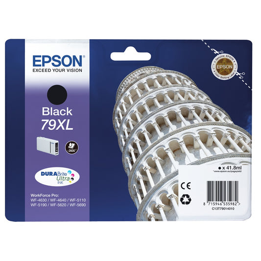 Epson T7901 tintapatron black ORIGINAL kép