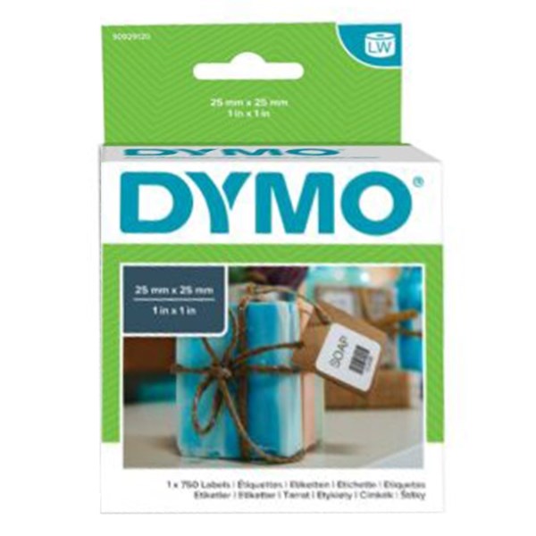 Etikett DYMO Label Writer 25x25 mm 750 darabos