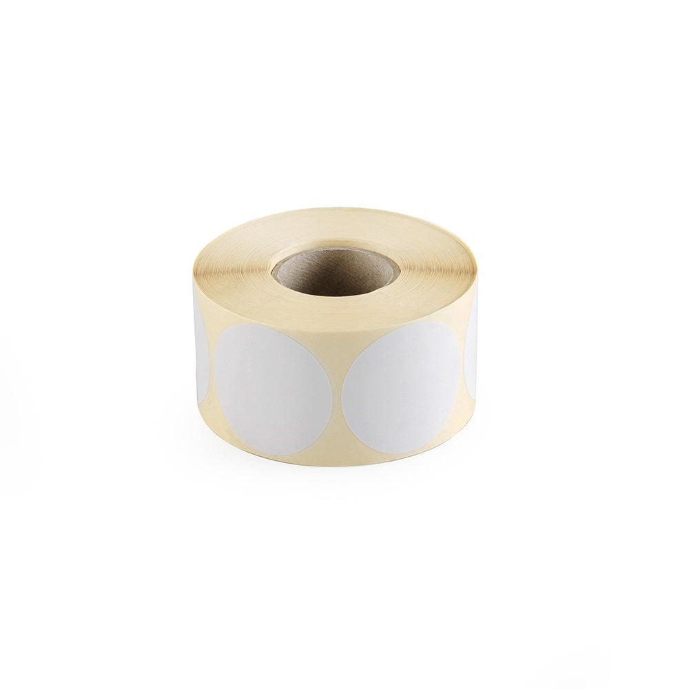 Etikett címke, 40mm, körcímke tekercses 1000 db/tekercs fehér kép